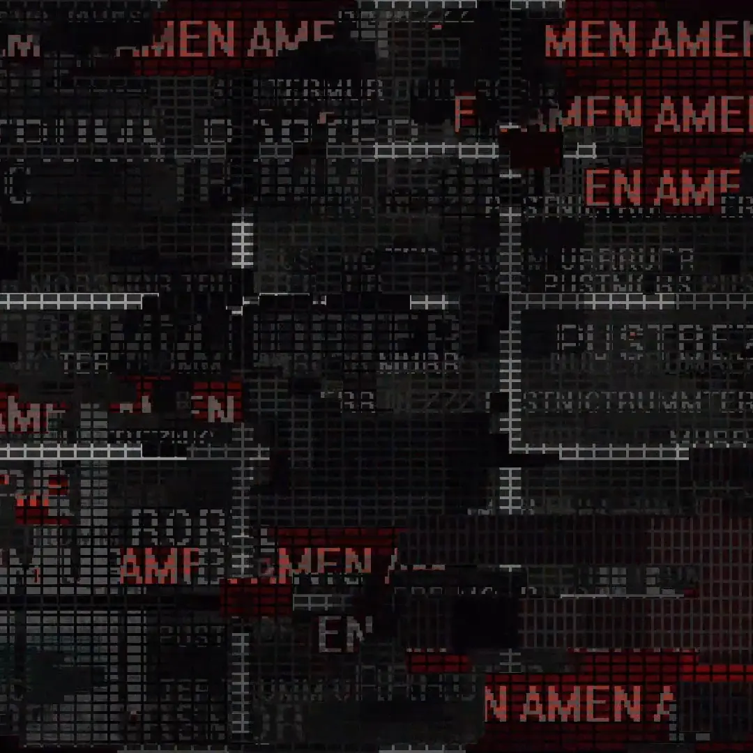Frame from the experimental animation REDEMPTIO
